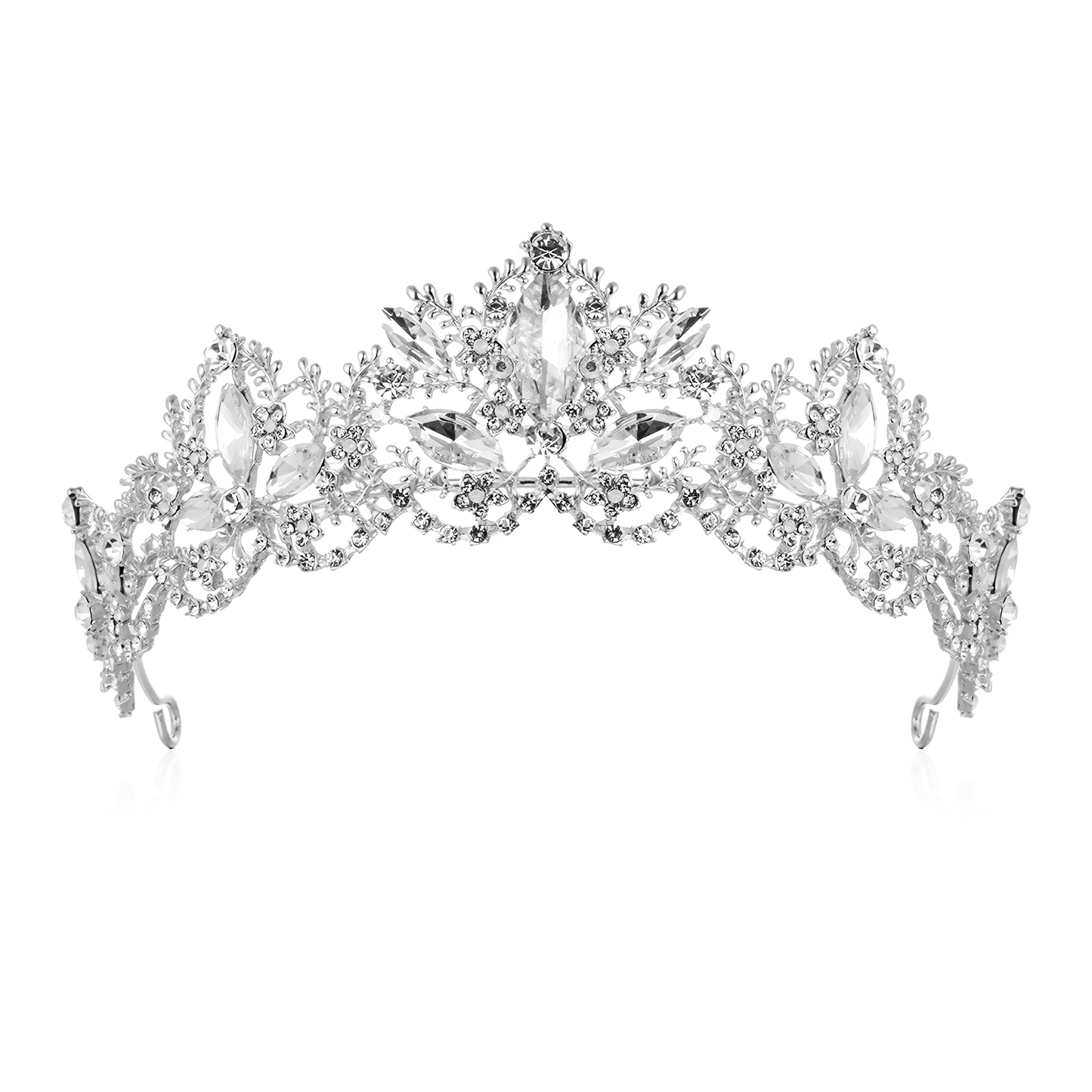 Qiit Tiara Crown for Women and Girls - Perfect for Weddings Birthday Proms Princess Party