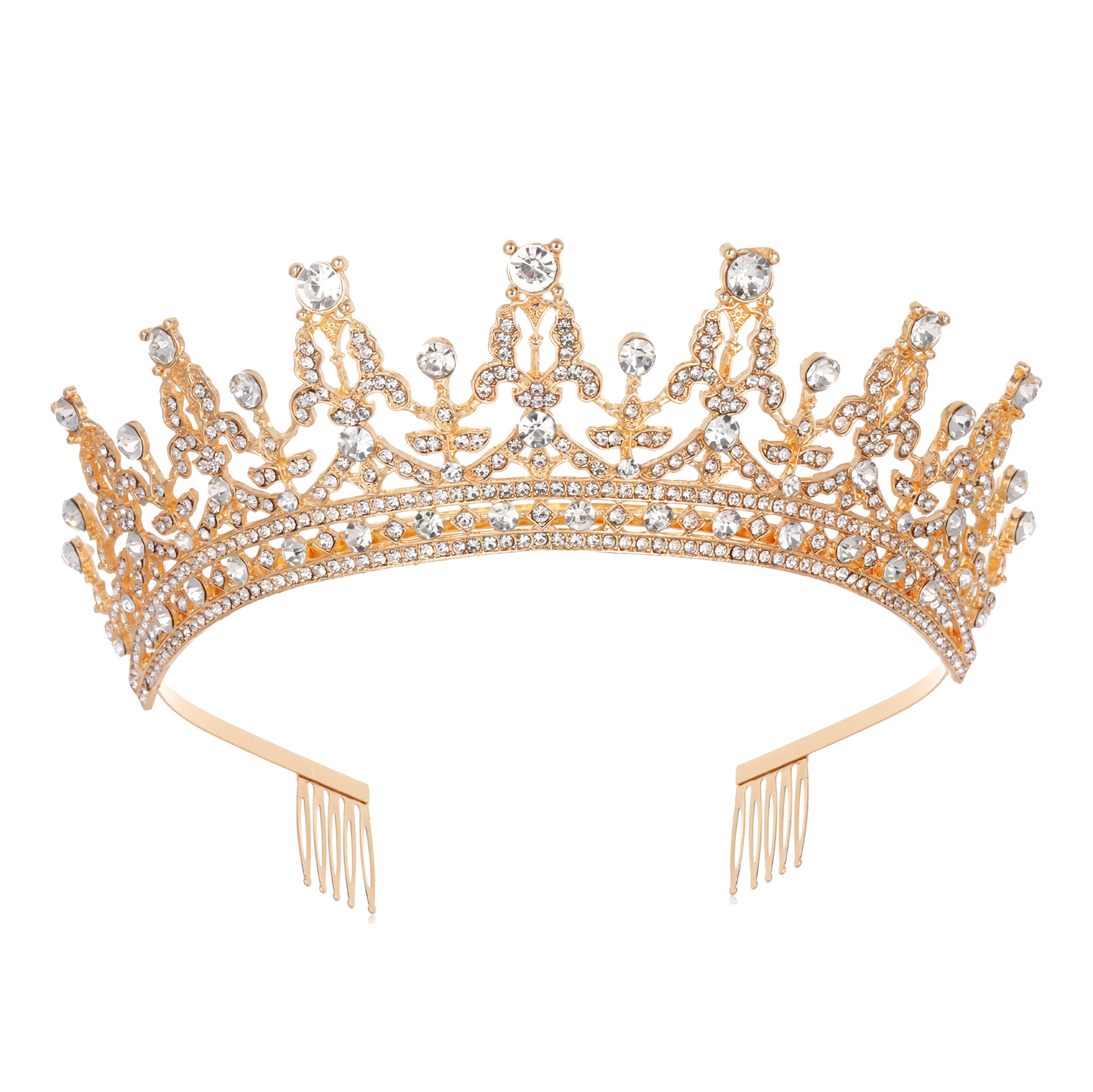 Qiit Tiara Crown for Women and Girls - Perfect for Weddings Birthday Proms Princess Party