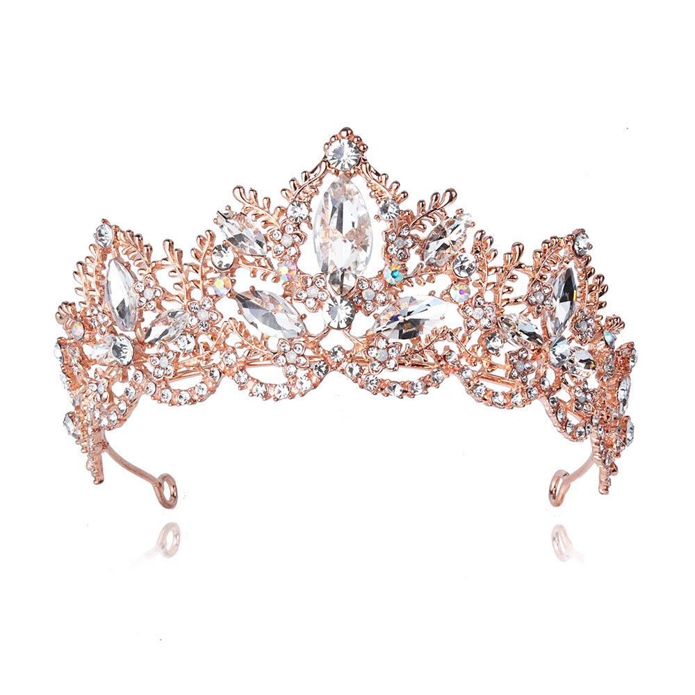 Qiit Tiara Crown for Women and Girls - Perfect for Weddings Birthday Proms Princess Party