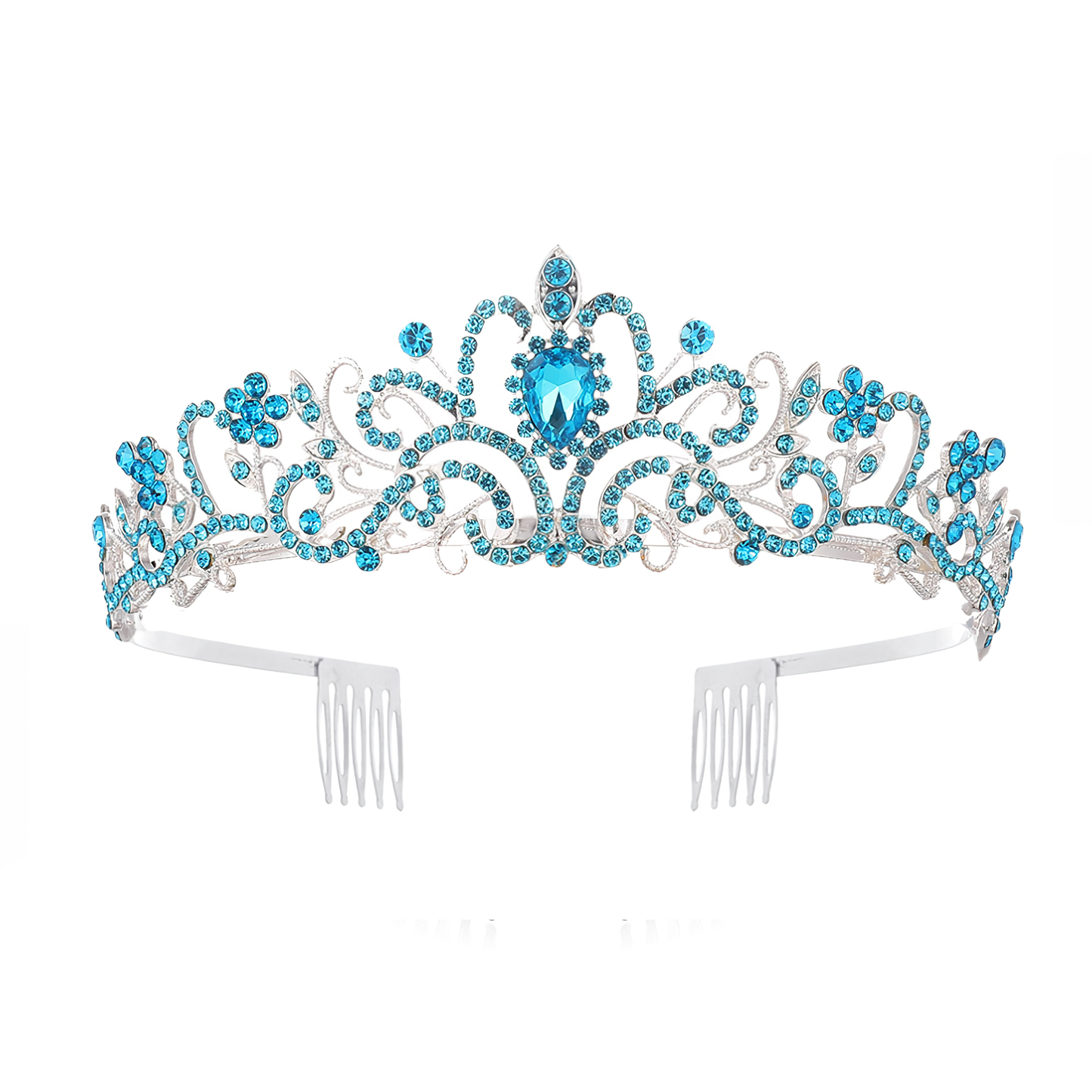 Qiit Tiara Crown for Women and Girls - Perfect for Weddings Birthday Proms Princess Party