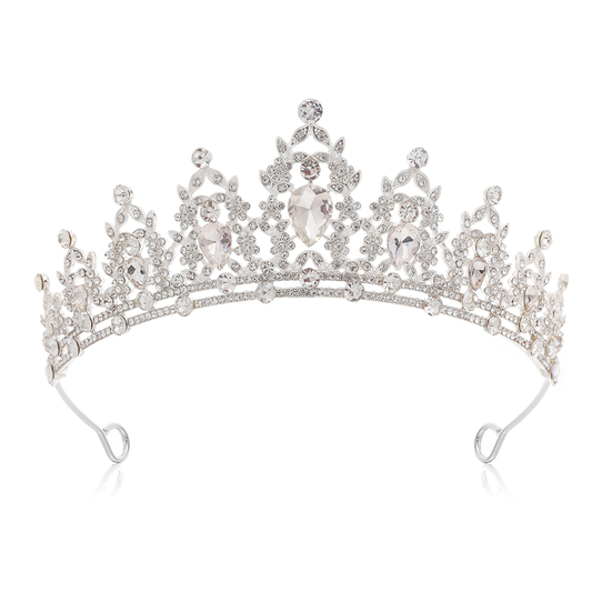 Qiit Tiara Crown for Women and Girls - Perfect for Weddings Birthday Proms Princess Party