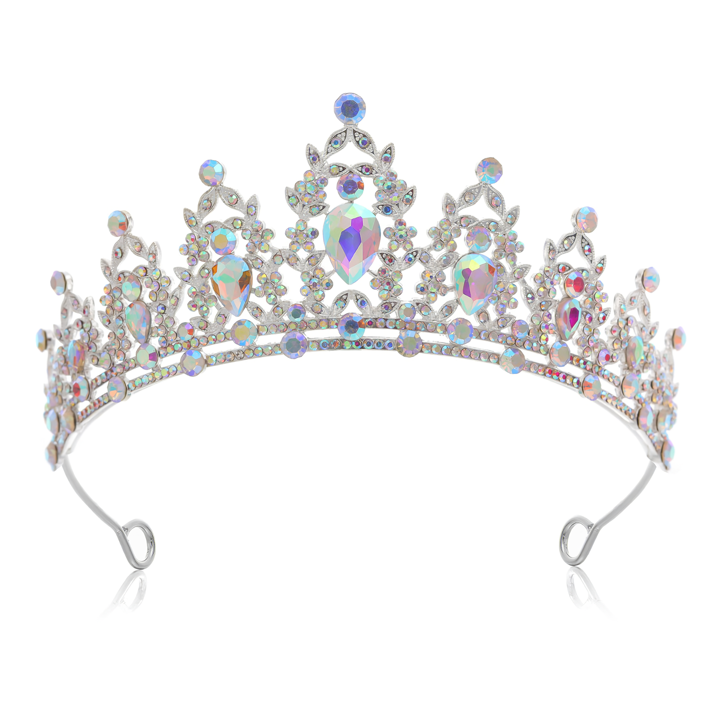 Qiit Tiara Crown for Women and Girls - Perfect for Weddings Birthday Proms Princess Party