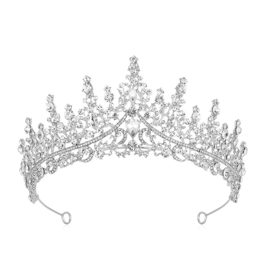 Qiit Tiara Crown for Women and Girls - Perfect for Weddings Birthday Proms Princess Party